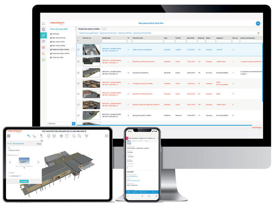  Gestion des données BIM | Mezzoteam  - Logiciel BIM