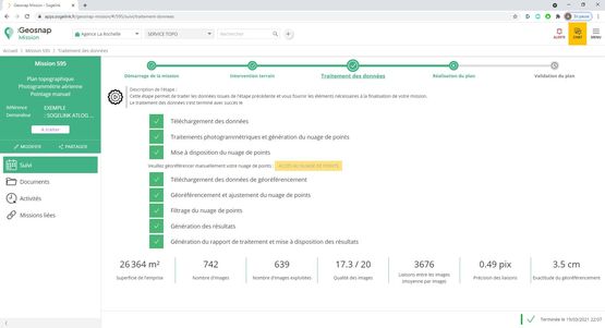 Gestion et traitement de missions topographiques | Geosnap - produit présenté par SOGELINK