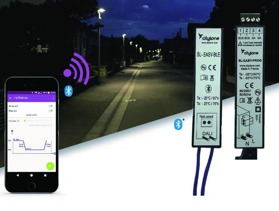 Gestion locale en Bluetooth de l&#039;éclairage public | SL-Easy