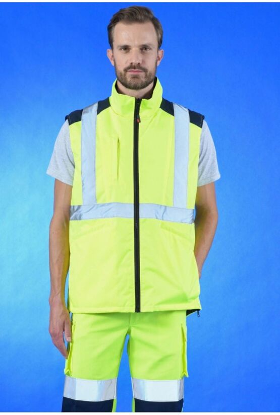  Gilet froid haute visibilité réversible pour professionnels actifs en extérieur | 4-01-5-009 - SALMA STORE