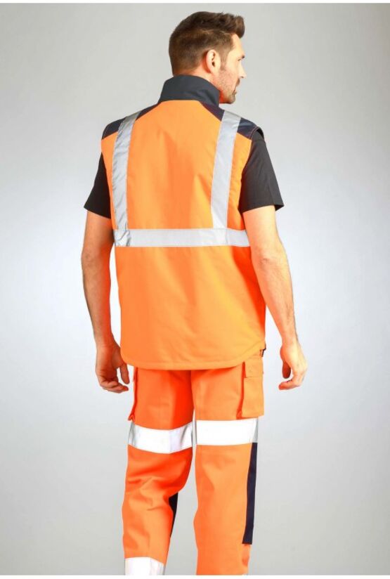  Gilet froid haute visibilité réversible pour professionnels actifs en extérieur | 4-01-5-009 - Vêtements de protection