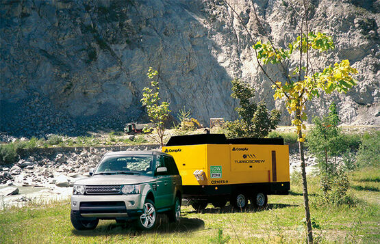 Grand compresseur portable | C200TS-24 - Compresseurs de chantier