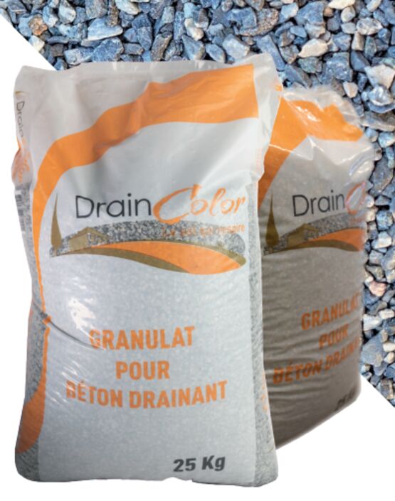 Granulat lavé pour béton drainant | DrainColor 