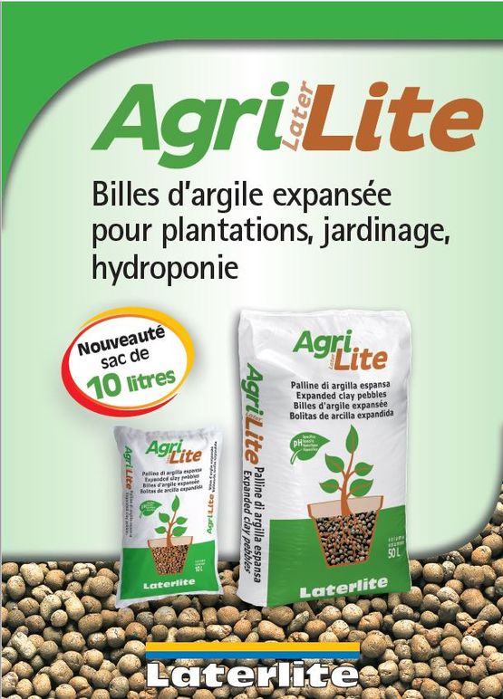 Granulats légers et isolants d&#039;argile expansée pour bâtiment | Argile expansée Laterlite/ Laterlite Più/ Laterlite Agri - produit présenté par LATERLITE