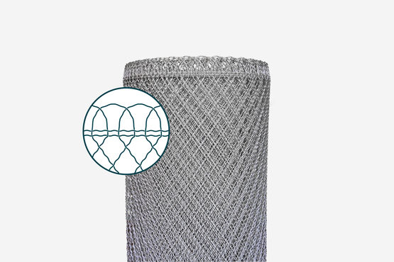  Grillage à mailles en fils ondulés | BORDURE PARISIENNE N°4 GALVANISEE - Clôture métallique