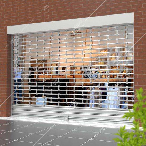  Grille bijoutier motorisée - Portails fer ou acier