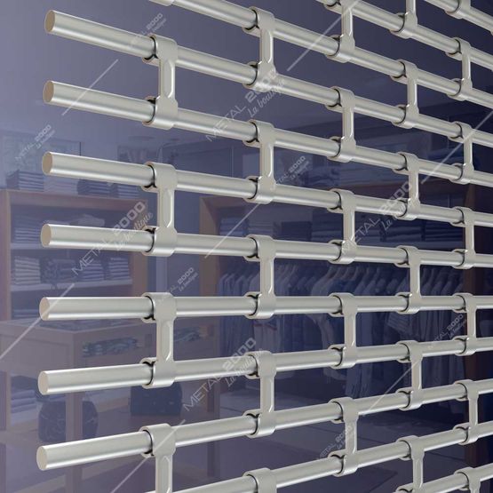  Grille bijoutier motorisée - Portails fer ou acier