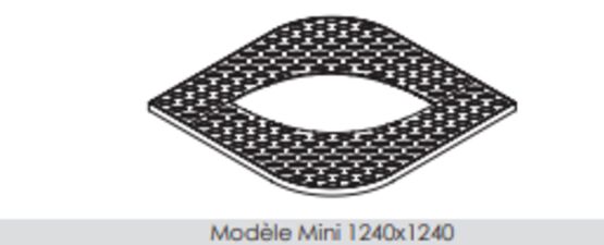  Grille d’arbre | Grille Amande en acier découpé au laser pour aménagement urbain - SEMCO