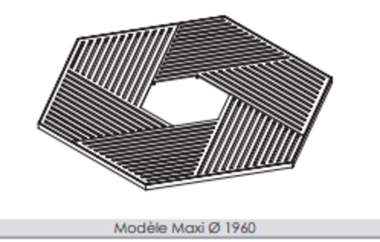 Grille d’arbre | Grille d’arbre Campus en acier découpé laser - produit présenté par SEMCO
