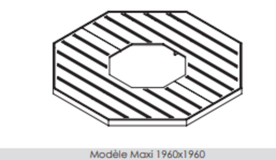 Grille d’arbre | Grille d’arbre Graph en acier avec décor personnalisable - produit présenté par SEMCO