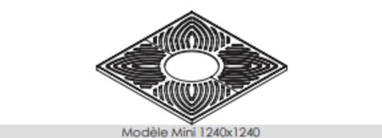  Grille d’arbre | Grille d’arbre Horizon en acier galvanisable - SEMCO