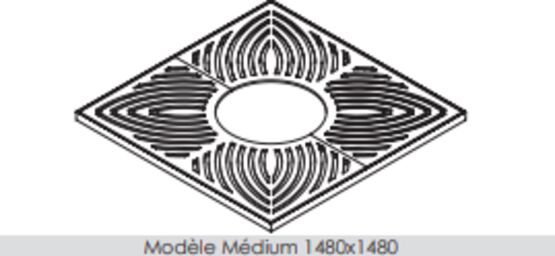  Grille d’arbre | Grille d’arbre Horizon en acier galvanisable - Grille d'arbre