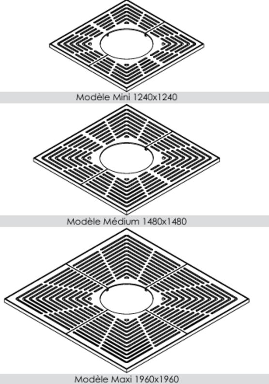  Grille d’arbre urbaine | Épure Norm en acier thermolaqué - SEMCO