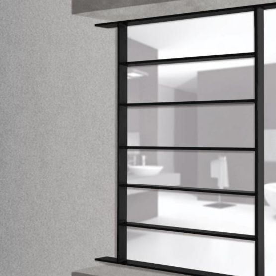  Grille de défense en fer pour les fenêtres | Horizon - Tôle métallique décorative
