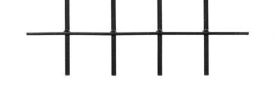  Grille de défense en fer pour les fenêtres | Marine - Tôle métallique décorative