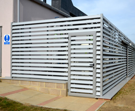 Grille de ventilation et d&#039;occultation en aluminium ou plastique | SLA  - produit présenté par CS FRANCE