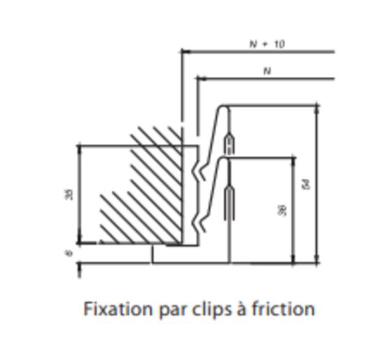  Grille double déflection à ailettes horizontales/verticales mobiles, fixation par clips à friction | AVH+C - Grilles