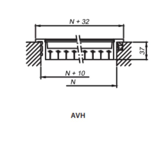 Grille double déflection à ailettes horizontales/verticales mobiles, fixation par clips à friction | AVH+C - produit présenté par OUEST ISOL & VENTIL