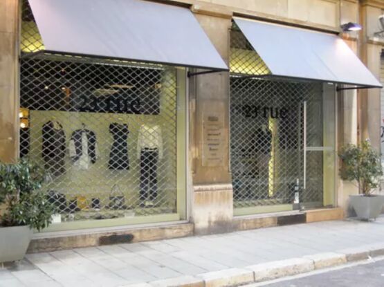 Grille métallique à enroulement | Structure tubulaire en acier galvanisé