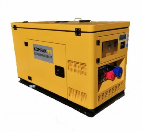  Groupe électrogène 12KvA Diesel 230V/400V Insonorisé | KOMPAK KDG12000XSE-T - DAGVOLT