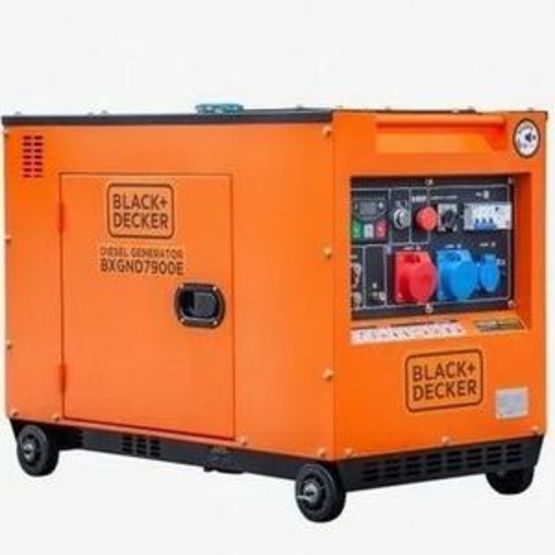 Groupe électrogène 7.9KvA Diesel 230V/400V Insonorisé | BLACK+DECKER BXGND7900E