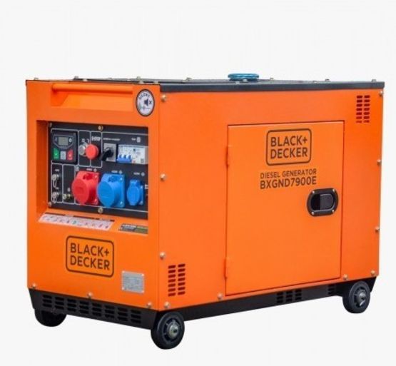 Groupe électrogène 7.9KvA Diesel 230V/400V Insonorisé | BLACK+DECKER BXGND7900E - produit présenté par FEDERAL BUSINESS INTERNET - FBI