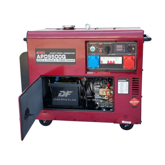  Groupe électrogène 8 kVA Diesel Silencieux 230 et 400V | Ai-Power APD9500Q - DAGVOLT