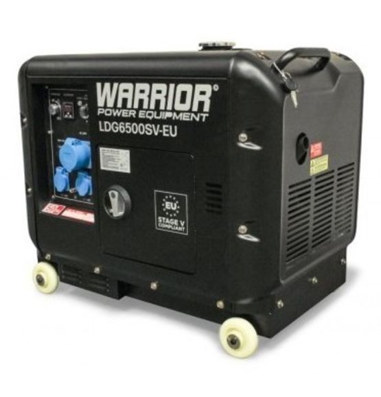  Groupe électrogène diesel 5000W AVR Warrior | CHAMPION LDG6500SV-EU - Groupes électrogènes