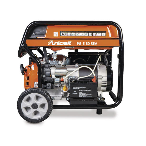  Groupe électrogène essence 5,5 kW réservoir 25 L | Unicraft PG-E80TEA  - Groupes électrogènes