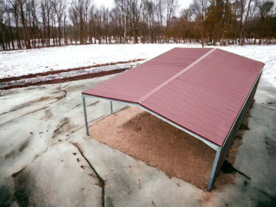  Hangar de stockage 500m² chéneaux &amp; régulateur de condensation - Autres constructions modulaires préfabriqués