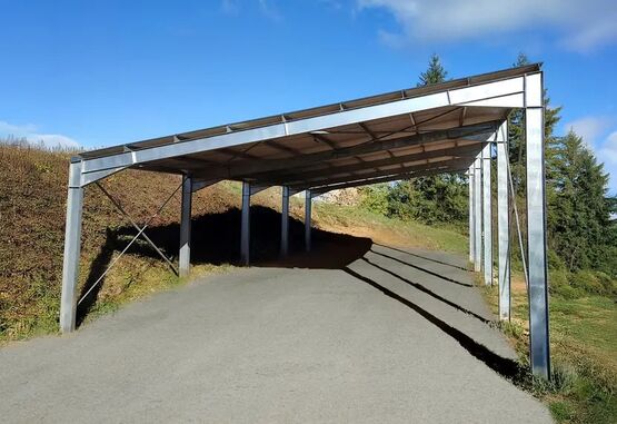 Hangar en kit monopente 190m²