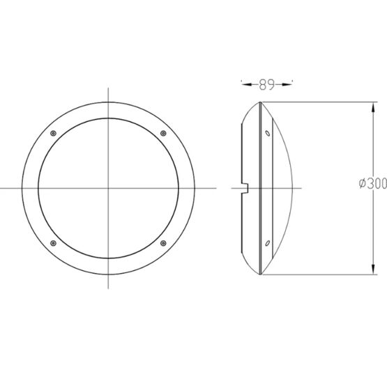 Hublot LED IP65 IK10 avec double culot E27 | Silumen - produit présenté par SILUMEN