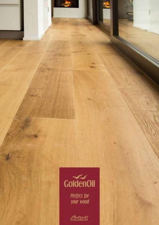  Huile dure pour protection des supports en bois en intérieur | DIOTROL GOLDEN OIL ONECOAT - Lasure ou saturateur satin