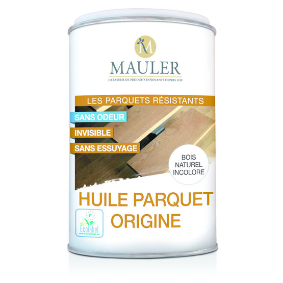 Huile incolore mate pour revêtements de sols en bois | Huile Parquet Origine