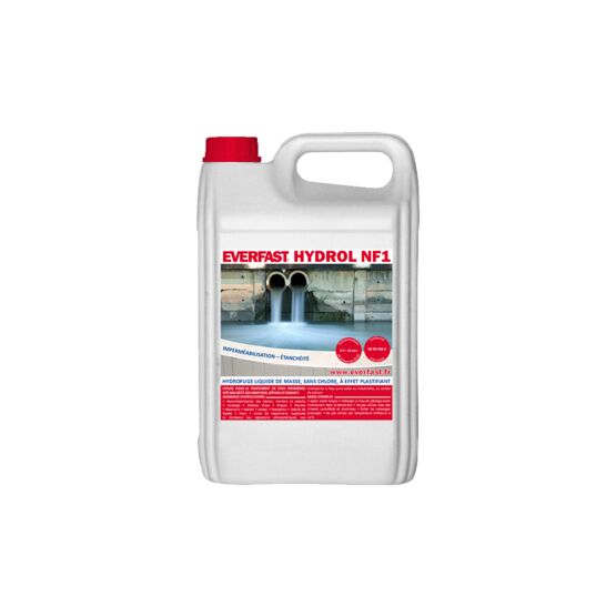 Hydrofuge de masse liquide norme CE EN 934-2 | EVERFAST HYDROL NF1