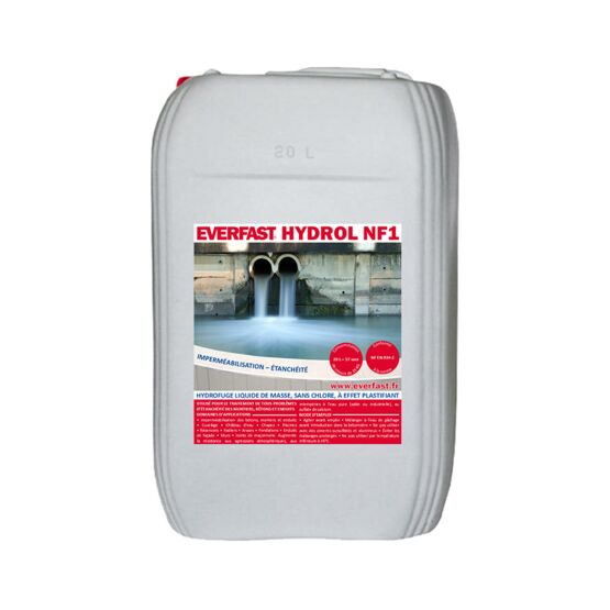 Hydrofuge de masse liquide norme CE EN 934-2 | EVERFAST HYDROL NF1 - EVERFAST