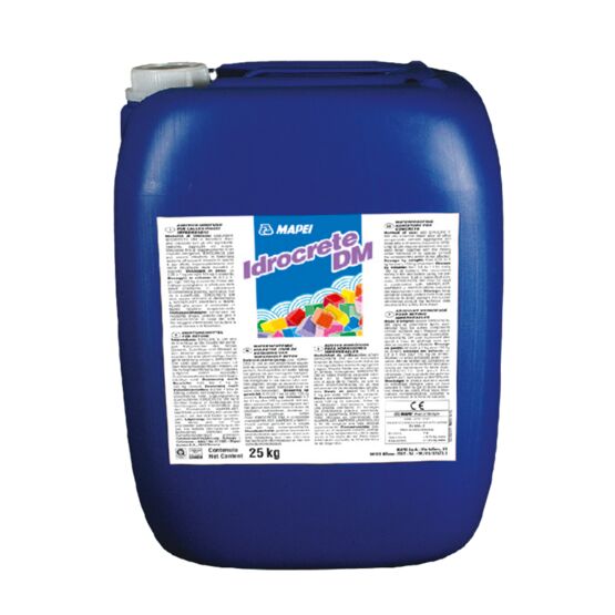 Hydrofuge de masse pour béton et mortier | IDROCRETE DM à forte concentration