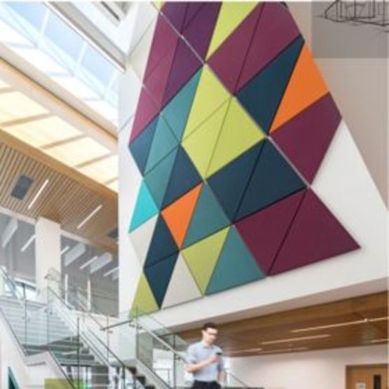  Ilot acoustique en laine de roche sans cadre | Rockfon Eclipse Customised - ROCKFON