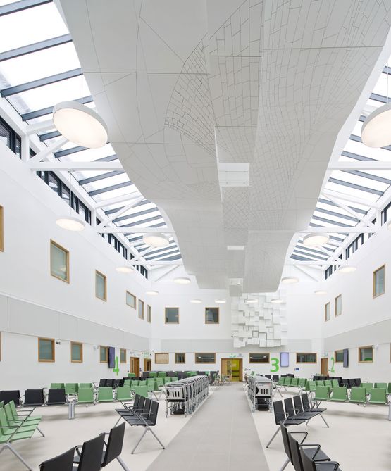  Ilot acoustique en laine de roche sans cadre | Rockfon Eclipse Customised - Panneaux muraux et absorbeurs acoustiques