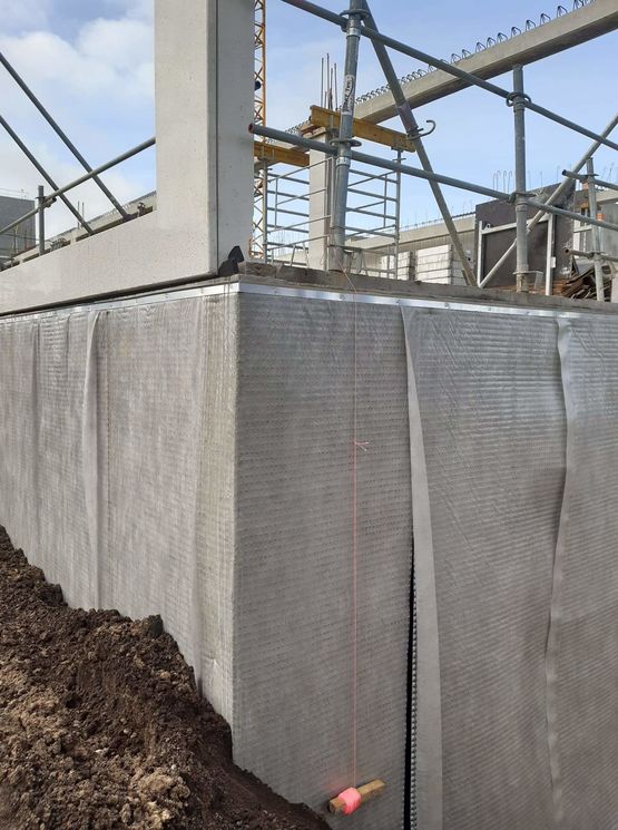 Imperméabilisation, protection et drainage des parois enterrées I ALVÉODRAIN P5 - produit présenté par AFITEXINOV