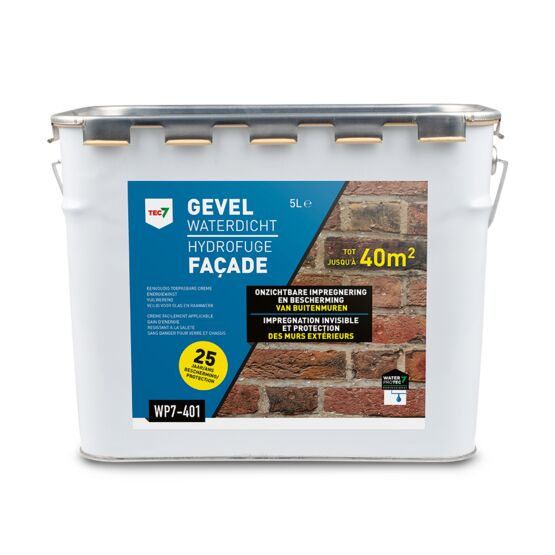  Imprégnation invisible pour murs extérieurs | WP7-401 Hydrofuge Façade  - SARL NOVATECH FRANCE TEC7