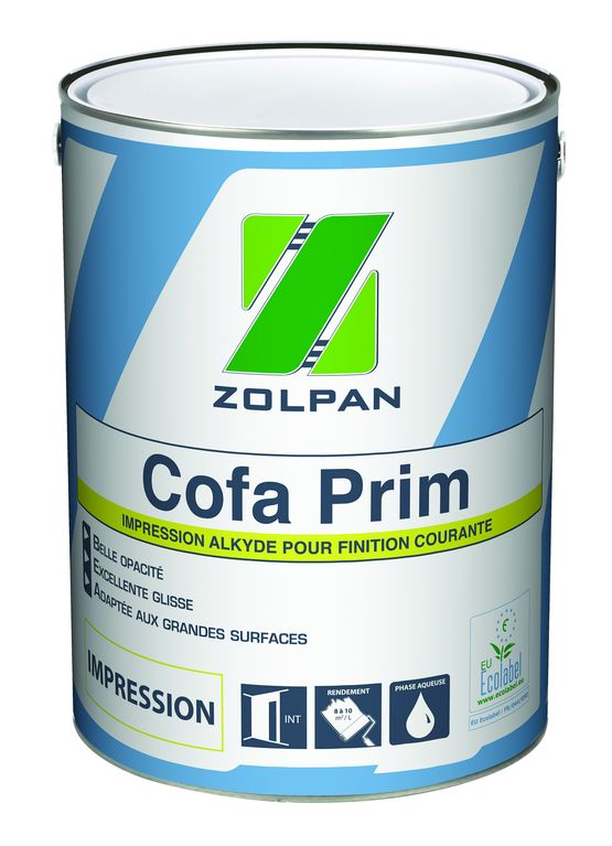  Impression opacifiante grandes surfaces en phase aqueuse | Cofa Prim - ZOLPAN