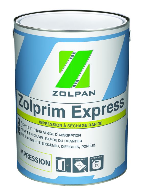  Impression solvantée à séchage rapide pour fonds difficiles | Zolprim Express - ZOLPAN