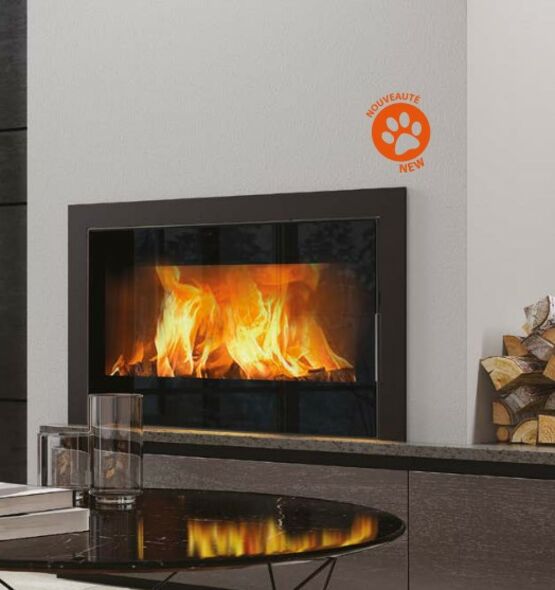  Insert à bois fonte ventilé | VN 80 8 kW - CHEMINÉES DE CHAZELLES