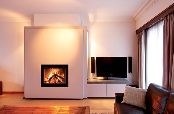  Insert bois avec simple face verticale et porte battante | Venus 730  - Inserts