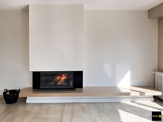  Insert bois double coin horizontal avec porte battante | Venus 850 DC  - BEST FIRES