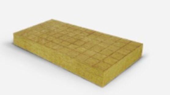  Isolant de toiture en laine de roche de forte densité à face supérieure surdensifiée | Rockciel - Isolant en laine de roche en plaque ou rouleau