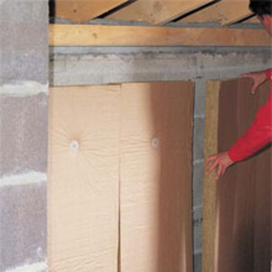  Isolant thermique en laine roche à pare-vapeur pour contre-cloisons | Rockmur kraft - ROCKWOOL