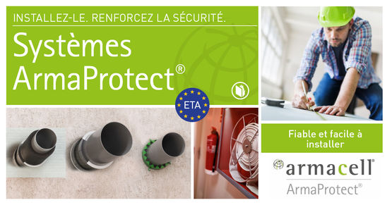 Isolants coupe-feu pour une protection anti-incendie efficace et fiable | Systèmes ArmaProtect