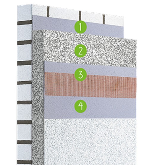 Isolation par l&#039;extérieur base polystyrène et finitions soignées | Capatect Basic